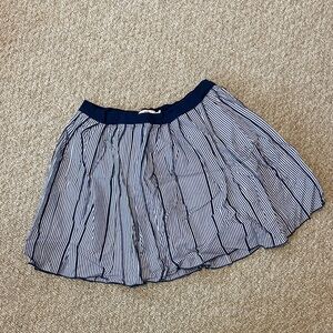 Vineyard Vines Navy and White Skater Skirt
